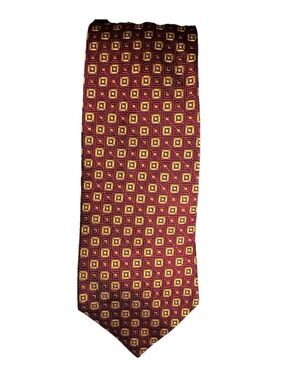 Brooks Brothers geometric pattern necktie made from 100% pure silk New With Tag